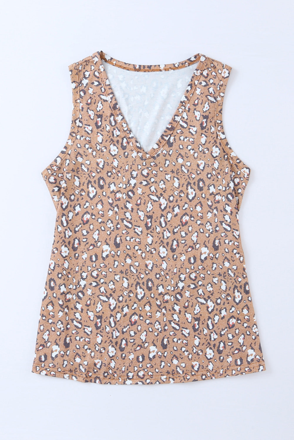 Leopard  V Neck Tank Top