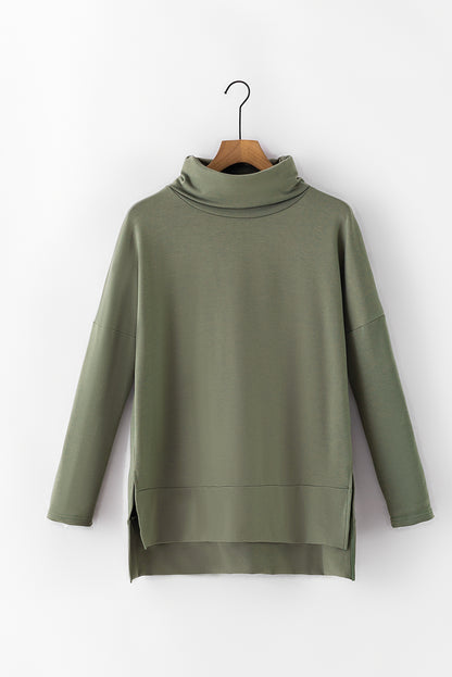 Jungle Green Cowl Neck Tunic